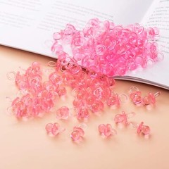 150 Mini Acrylic Pacifiers 0.86 Inch Bulk Pink and Blue for Gender Reveal Party