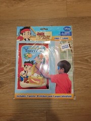 Disney Jake and the Neverland Pirates Birthday Party Game Pin the Tail Donkey