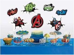 Marvel Avengers Powers Unite Superhero Kids Birthday Party Wall Decorations