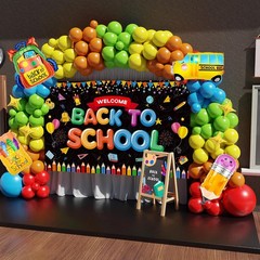 Back to School Decorations, 151PCS Back to School Balloon Garland Arch kit with