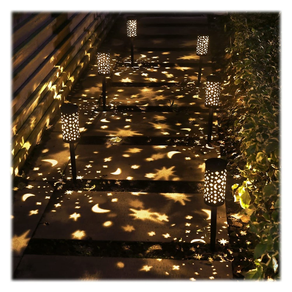 6 Pack Solar Light Outdoor Garden Patio Pathway Landscape Lights Yard Drivewa…