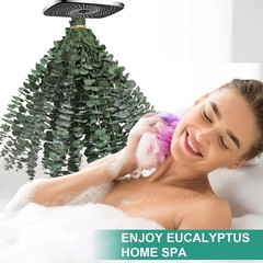 30 Pcs Dried Eucalyptus Stems for Shower, 17» Natural Real Preserved Green