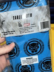 Marvel Black Panther Wakanda Forever Tablecloth Birthday Party Favors Set Of 4!