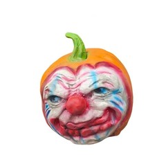 Scary Realistic Latex Pumpkin Head Ornament Halloween Decorations Props Gift
