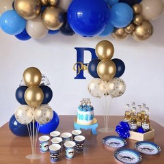 6 Sets Balloon Stand Kits, Balloon Sticks with Base for Table Centerpieces Gr…