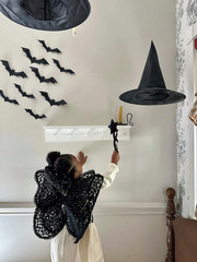 Floating Witch Hats Halloween Hanging Ceiling Decor Party Decorations 5/20 Pack