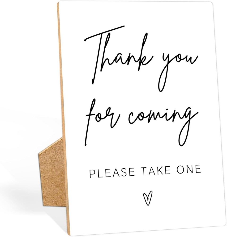 Please Take One Sign, Wedding Favor Sign, 8 x 11 Inch, Baby Shower Decoration…