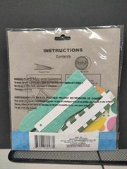 2 Green Hanging Decorations Folding Fans / Circles Party !!! 1-12in, 1-10in