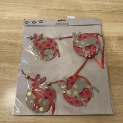 Reindeer Bunting – Festive Christmas Decoration – 1.5m