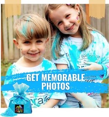 Color Blaze – 5lbs Blue Colored Powder – Holi Fun Run Color War Festival Party