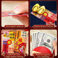 Chinese New Year Decoration Set, Spring Festival Couplets Fu Red Envelopes春节对联红包