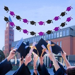 Vofrise Purple Graduation Decorations Class of 2026 Black