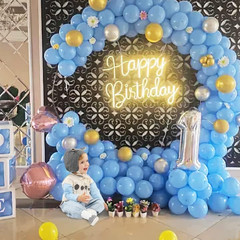 7.2FT Round Balloon Arch Stand – Golden Metal Circle Frame for Events