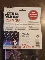 Disney STAR WARS Photo Backdrop 8 FT Long NEW Sealed Package Birthday Party 2pc