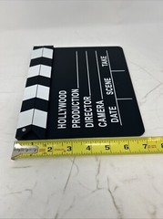 Hollywood Clapboard Clapper Clap Board Movie Director’s Prop Chalkboard – NEW