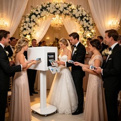 Portable Photo Booth Compatible for Ipad & Camera PhotoBooth Machine Stand Shell