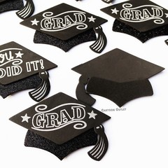 10 pc Graduation Cap Foam Decoration CENTERPIECE Girl Boy RECUERDOS CAP