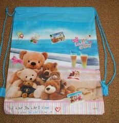 10 Party Backpacks Blue Teddy Bears, Love Story Fast Shipping Baby Children ++