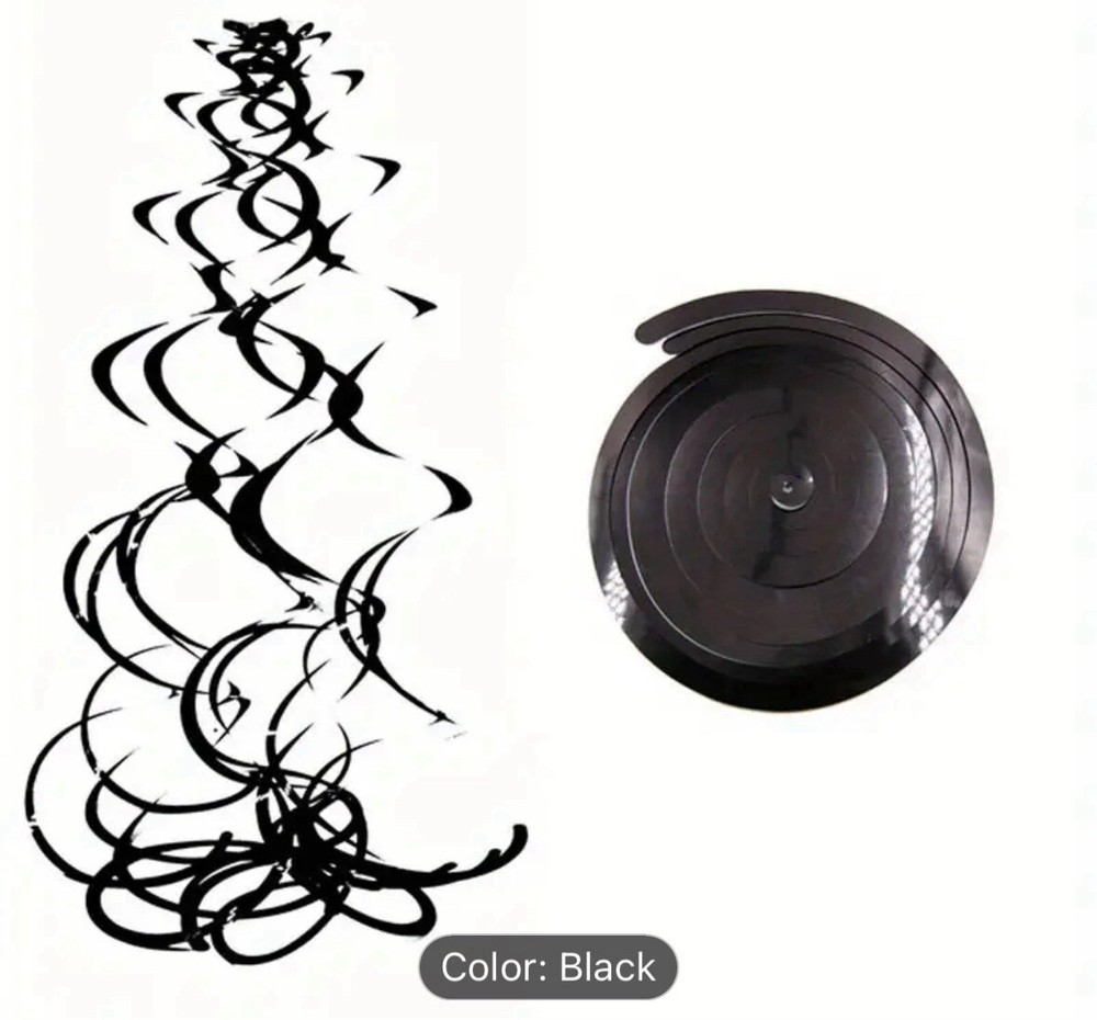 6 PACK Hanging Swirls Party Supplies Ceiling Decoration Wedding Birthday Spiral