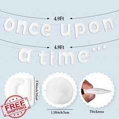 SmoothNovelty Once Upon a Time Felt Banner Decor