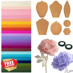 AmazingSpark 24pc Crepe Paper Mixed Color 82pc