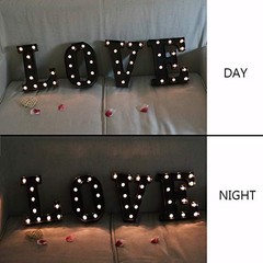 Light Up Black Alphabet Marquee Letters Sign LED Marquee Number Style Letter T
