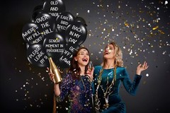 Funny Abusive Balloons | Fun Decoration for Adult Birthday Party (8 Pack Rate…