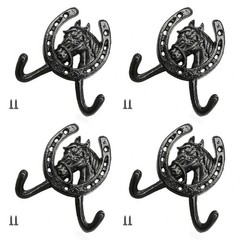 Black Rustic Wall Hook for For hanging Decorative Items Hats Small Plants