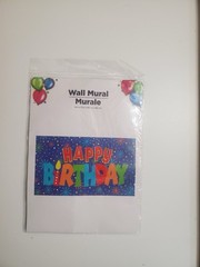 HAPPY BIRTHDAY photo backdrop Celebration party decor Scene Setter poster Mural