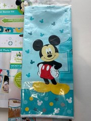Disney Mickey Mouse 1st Birthday High Chair Kit, Banner Kit, Garland, Tablecloth