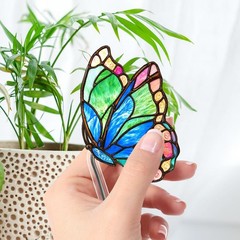 Fun for acrylic Bird Pot Decor for Whimsical Garden Accents and Plant