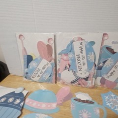 5 Pkgs NEW Winter Themed Snow Holiday Party Photo Props -Selfie/Group Pictures