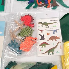 Kids Dinosaur Birthday Party Supply Decoration Kit 73PCS Green Dino Supplies
