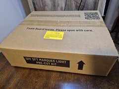 3 Ft DIY Light Up X Marquee Display Decor NIB White College Birthday Party Bling