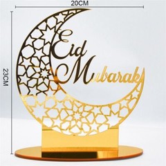 Decorations For Home Party Ornament Ramadan Islamic Muslim EID Mubarak Acrylic