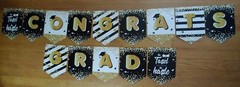 Gold White & Black Complete Congratulations Party Any Year service 24 Total 218