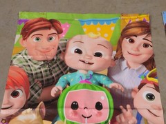 Cocomelon 51″ X 29″ Happy Birthday Backdrop Banner Poster Hook Loop Back