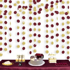 Graduation Decorations Burgundy Gold 2026 Party Supplies Birthday Decor