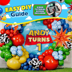 ALL-IN-1 Toy Theme Balloons Arch Kit for It’S a Boy Story Baby Shower Decoration