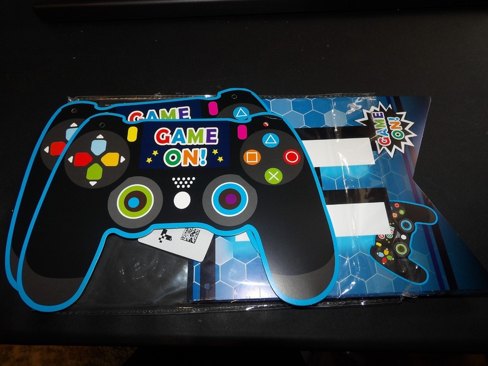 Video Game Happy Birthday Game on Birthday Banner Gaming Theme NEW
