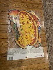 Fun Food Cutouts Decorations 1997 Beistle 4 Pack 16″ New RARE