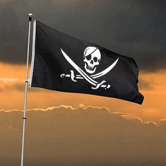 60*90cm Pirate Banner Pirate Theme Birthday Party Decorations Pirate Ship Skull