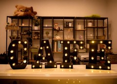 Black Light Up Numbersblack And Gold Party Decorationsmarquee Numbersblack Room