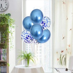 TONIFUL Blue Balloon Stand Centerpiece Table Decoration for Boy Baby Shower P…