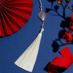 Stylish Ethnic Tassels Pendant Polyester Texture for Phone and Bag Accessories