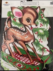 Beistle Vintage Christmas Reindeer Cutouts – Party Supply Decoration