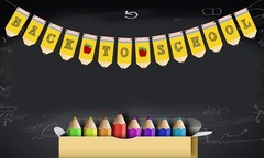 Back to School Pencil Banner – First Day of School Banner – Back to School Ba…
