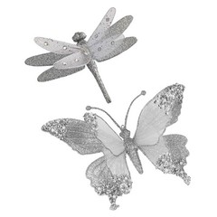 Christmas Celebration Hanging Decoration Butterfly Dragonflies Plastic Holiday