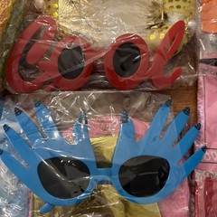 Bulk Opulent Photo Booth Props Set for Adult Novelty Funny Hats Wig Glasses NOB