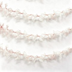 15pcs Bow Garland for Wall Backdrop Wedding Birthday Festive Room Decor
